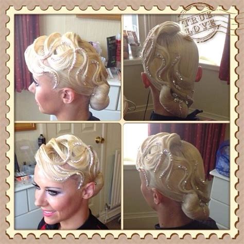 Pin By Fina Moreno On Recogidos Dance Hairstyles Ballroom Hair