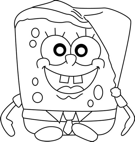 SpongeBob A Natale Da Colorare Scarica Stampa O Colora Subito Online