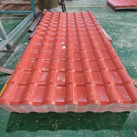 Eco Friendly Asa Hollow Roof Tile Anti Slip Pvc Roofing Panel Heat