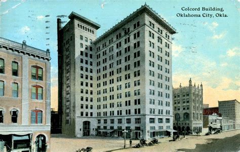 The Colcord Building, postmarked 13 Oct 1914 | via Retro Metro OKC Okc ...