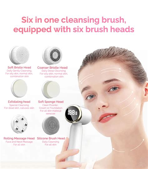 Nobox Ultrasonic Electric Face Cleansing Brush Hot Cold Compress