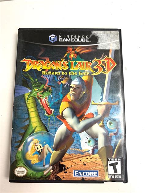 Dragon S Lair 3D Return To The Lair Nintendo Gamecube GC Complete CIB