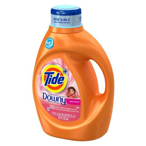 Tide Oz April Fresh He Liquid Laundry Detergent With Downy Load