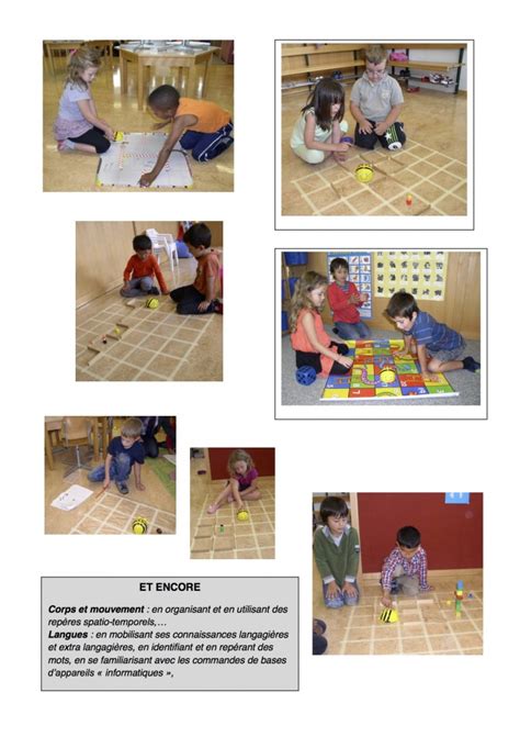 Activités avec le robot BeeBot Des robots en classe