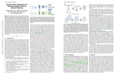 One Shot Action Recognition Via Multi Scale Spatial Temporal Skeleton