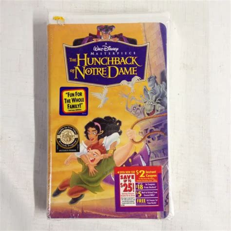 Walt Disney S Masterpiece The Hunchback Of Notre Dame Vhs Brand