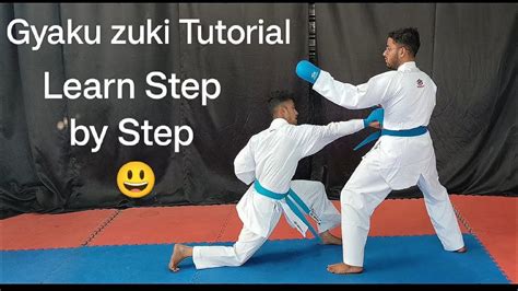 Learn Sports Karate Gyaku Zuki Kumite Techniques Basics To