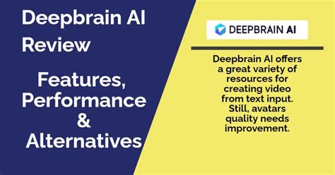 Deepbrain Ai Review 2024 Pros Cons And Features