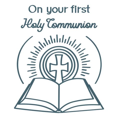 First Communion Religious Png Designs For T Shirt And Merch