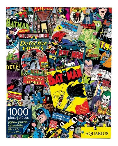 Aquarius Dc Comics Puzzle Batman Collage 1000 Piezas Jigsaw Meses Sin Intereses