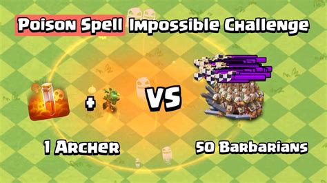 Can Poison Spell Save This Archer Poison Spell Vs Every Troop