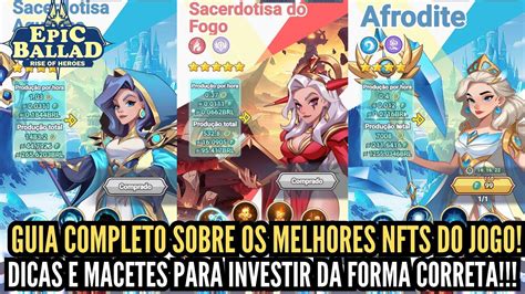 Guia Completo Sobre Os Melhores Nfts Para Se Investir Atualmente Em