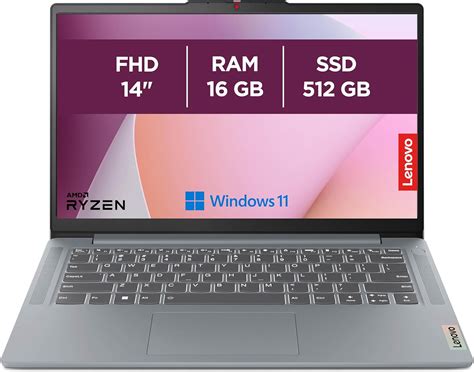 Lenovo IdeaPad Slim 3 14AMN8 - Ordinateur Portable 14'' FHD (AMD Ryzen ...