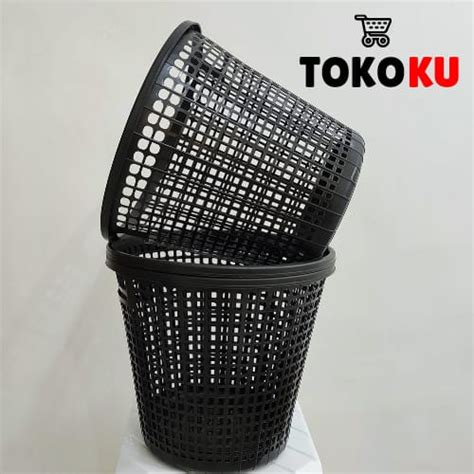 Jual Keranjang Sampah Plastik Jumbo Hitam Tempat Sampah Plastik Jumbo