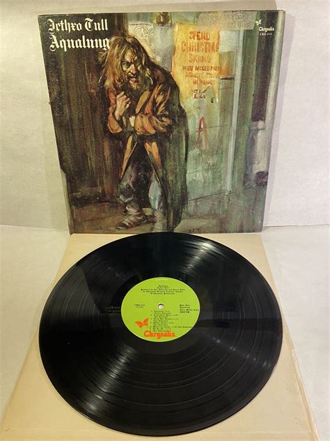 Jethro Tull Aqualung Lp Chrysalis Green 1971 1st Usa Press Gatefold Ebay