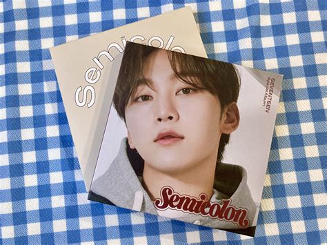 Seventeen Svt Semicolon Unsealed Album Seungkwan Cover Photobook