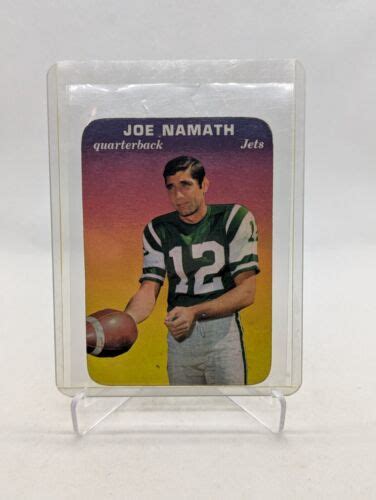 Joe Namath 1970 Topps Super Glossy Inserts Set 29 EBay