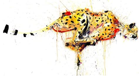 Super running brightly watercolor cheetah tattoo design - Tattooimages.biz