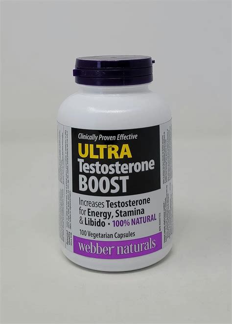 Webber Naturals Ultra Testosterone Boost 100 Vegetarian Capsules