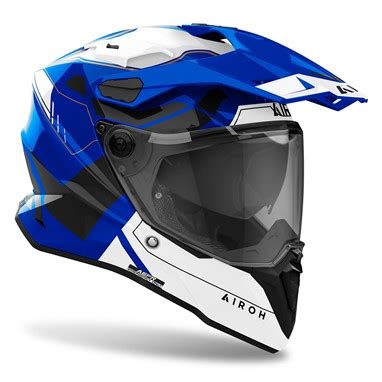 AIROH COMMANDER 2 REVEAL Azul Gloss Capacete Integral Andar De Moto