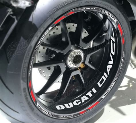 Friso Adesivo Refletivo D11 Roda Moto Ducati Diavel Frete grátis