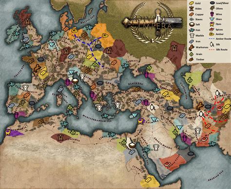 Copper Foundries Map