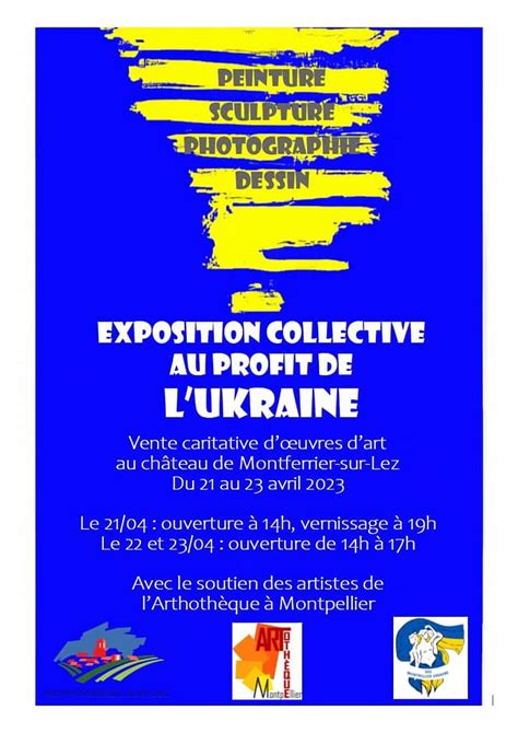 Exposition Collective Au Profit De L Ukraine Odile Escoffier Artiste