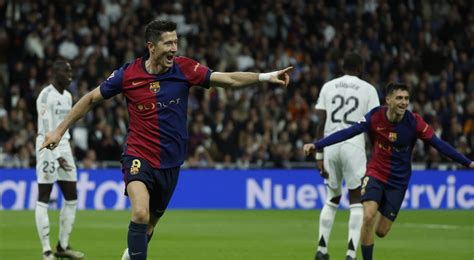 El Clasico Real Madryt Fc Barcelona Dublet Lewandowskiego W El