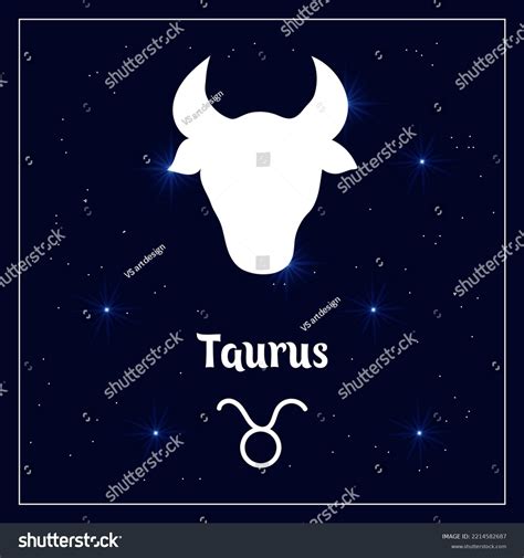 Taurus Astrological Sign Zodiac Horoscope On Stock Vector Royalty Free