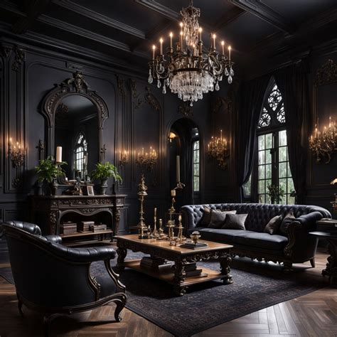 Design a luxury living room with a gothic style by Dong Tak - Playground