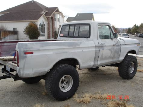 1979 Ford F150 Short Bed 4x4 Running Project Rare Lifted Classic Ford