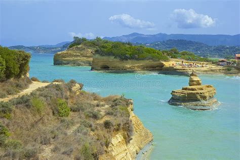 Sidari Rocks and Beaches, Corfu Stock Image - Image of nature, corfu ...