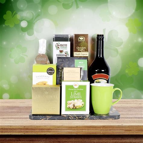 St Patricks Deluxe Irish Coffee T Basket Irish Coffee Ts