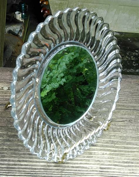 Unique Glass Plate Mirror - Etsy