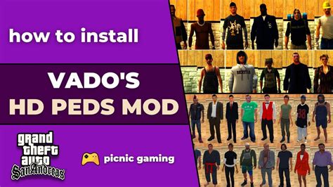 How To Install Hd Peds In Gta San Andreas Hd Skins Pack For Gta Sa