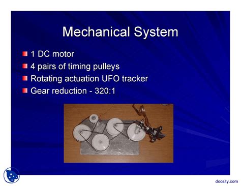 Mechanical System-Control Systems-Project Report - Docsity