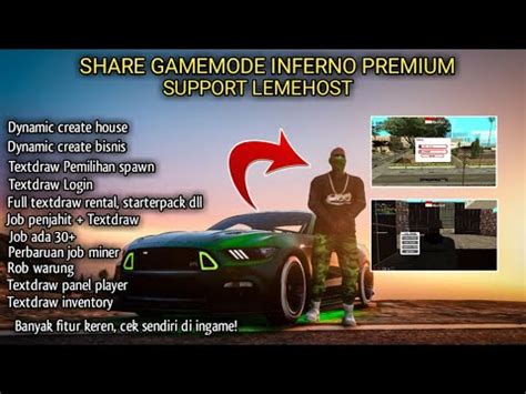 SHARE GAMEMODE INFERNO PREMIUM SUPPORT LEMEHOST FULL TEXTDRAW KEREN