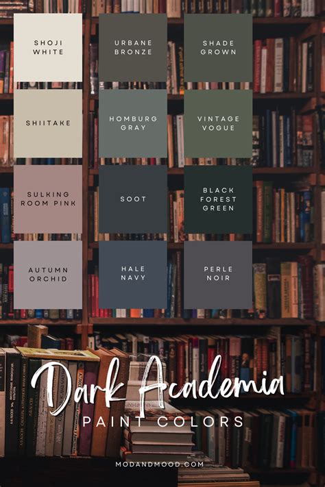 Get The Dark Academia Aesthetic With This Moody Color Palette Fave