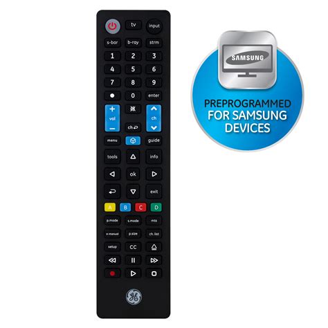 GE 4 Device Universal TV Remote Control, Samsung Direct Replacement