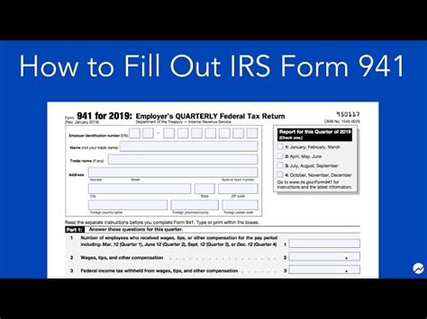 How To Fill Out IRS Form 941 Simple Step By Step Instructions