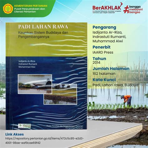 Info Buku Terseleksi Padi Lahan Rawa