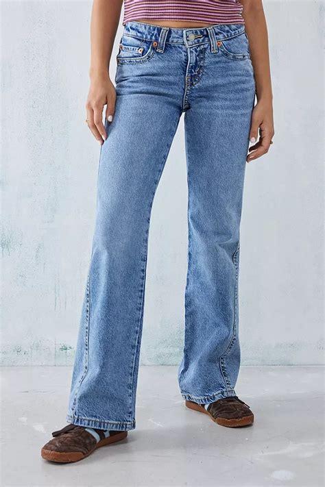 Levis Blue Noughties Bootcut Jeans Urban Outfitters Uk