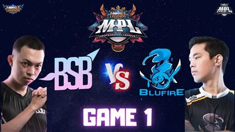 Game 1 BSB Vs BNK BLU FIRE MPL Philippines Season 6 Week 4 Day