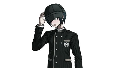 Shuichi Saihara Hat Half Body Sprites Ecotro Crops Danganronpa