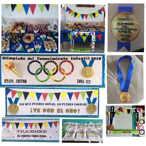 Decoracion Olimpiada Del Conocimiento Infantil Manualidades