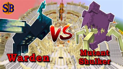 Warden And Mutant Shulker Mutant More 1192 Minecraft Mob Battle