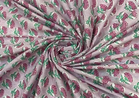 Light Pink Floral Printed Cotton Cambric Fabric At Rs 15000 Batiste Fabric Cambric Fabric