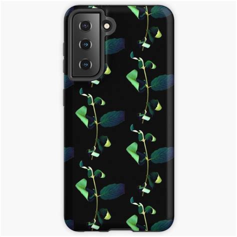 Chromatic Leaves 1 Dark Botanical Samsung Galaxy Phone Case For Sale By Lindasphotoart