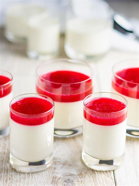 Creamy Panna Cotta Recipe With Cranberry Sauce Drive Me Hungry