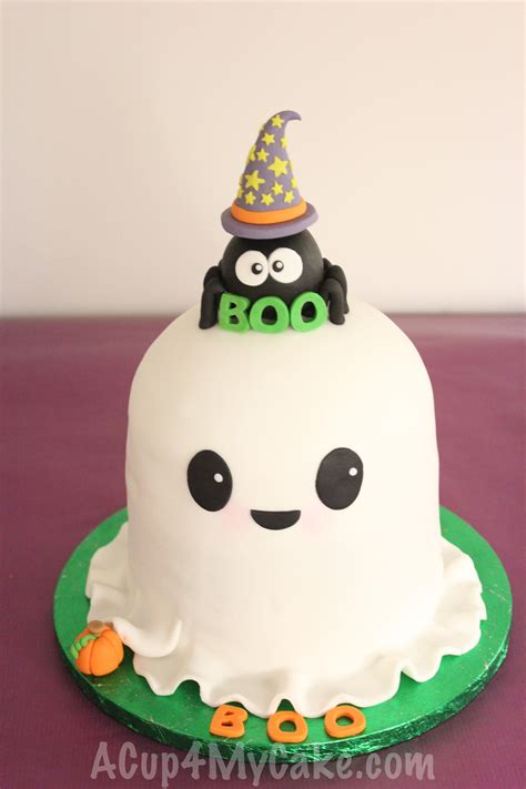 Halloween Ghost Cake Cute Halloween Cakes Halloween Cake Decorating Spooky Halloween Cakes